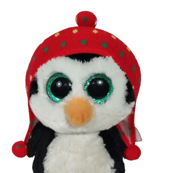 Ty Beanie Boos Freeze Penguin Plush Black White Stuffed Animal 2015 Hang Tag - Picture 2 of 9